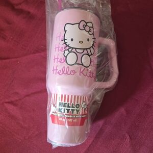 Hello Kitty Pink Insulated Travel Mug with Handle